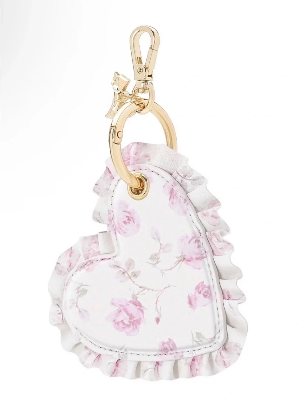 LISTING ENDS 7/12: LoveShackFancy x Target Case-Mate Ruffled Heart AirTag Charm